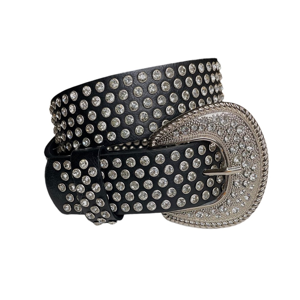Exclusive Glitz Rhinestone Black Belt S